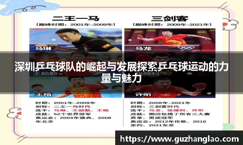 深圳乒乓球队的崛起与发展探索乒乓球运动的力量与魅力